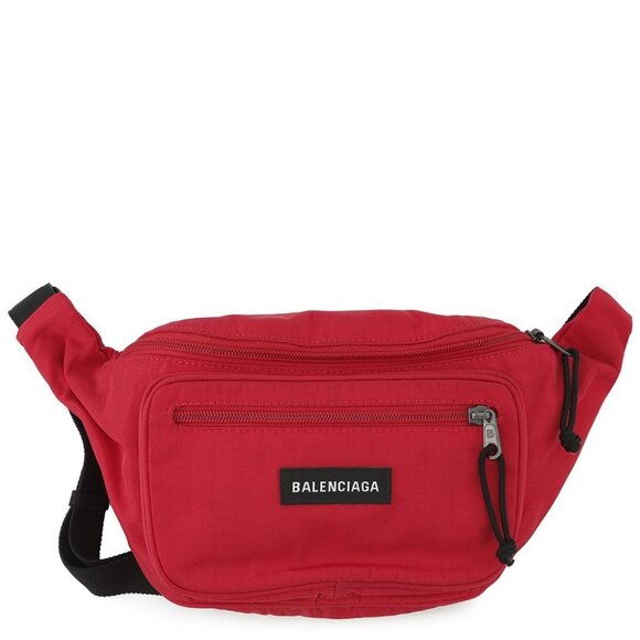 BALENCIAGA Explorer Crossbody Bag Canvas Red - Picture 2 of 13